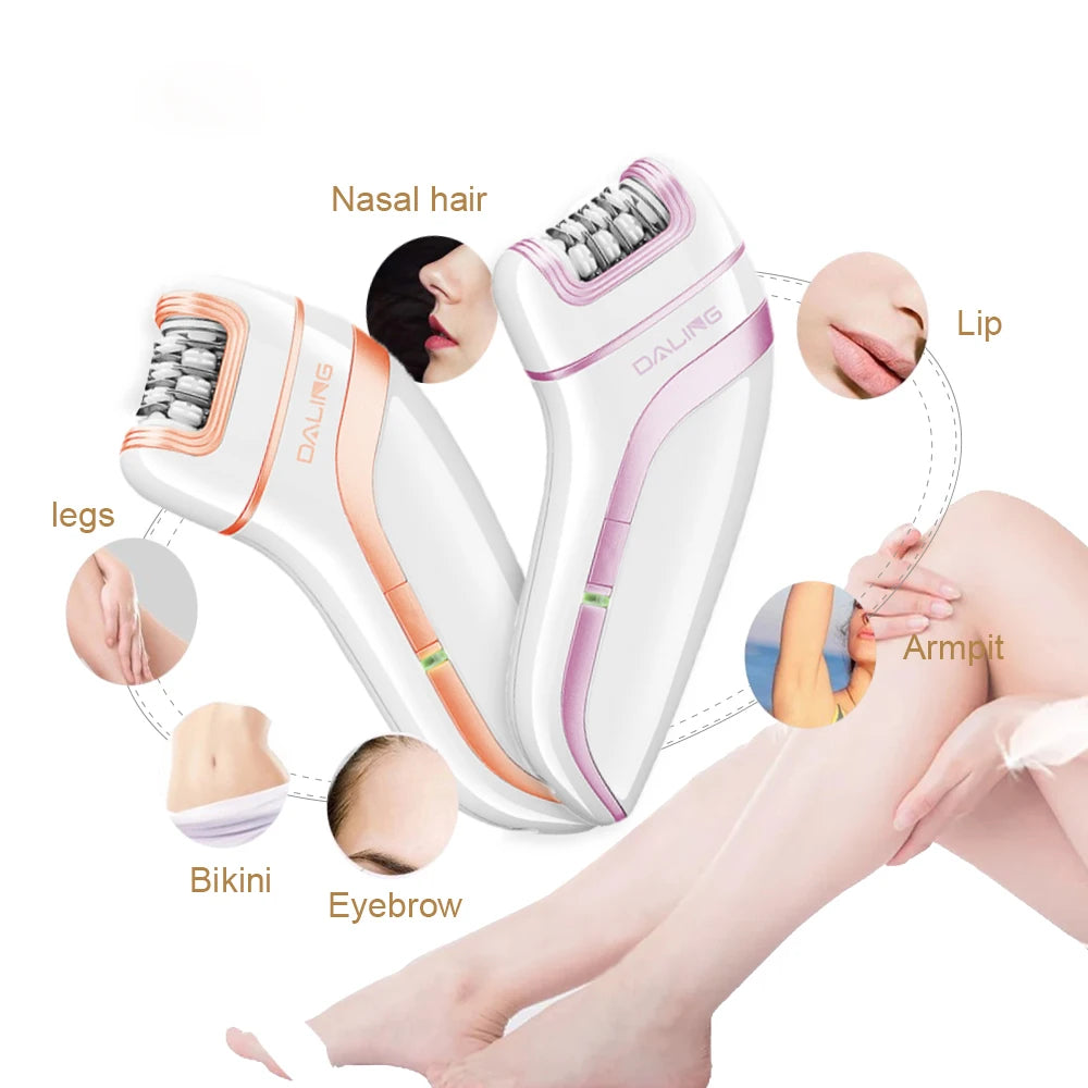 Epilator for Women Hair Remover Electric Razor USB Rechargeable