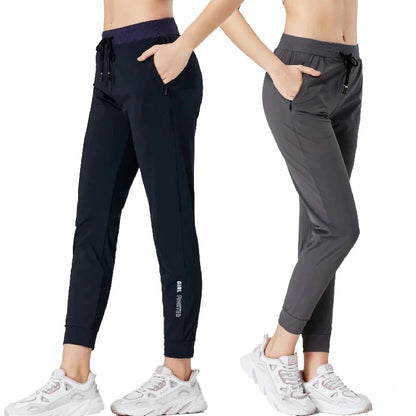 2 Pcs Pants Autumn Female Sportswear Yoga Pants Women Drawstring Training Jogging Sports