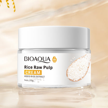 BIOAQUA Skin Tightening Cream Rice Pulp Improve Roughness Shrink