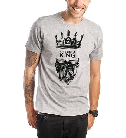 Live Like A King T-Shirt - For Men and Kids