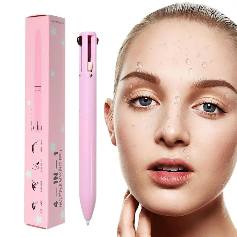 4 In 1 Makeup Pencil Touch Up Makeup Pen Stackable Makeup Pen Multi-Functional