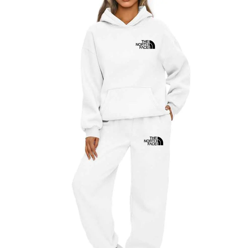 Autumn Winter Two Piece Sets Women Tracksuit Oversized Suit Trouser