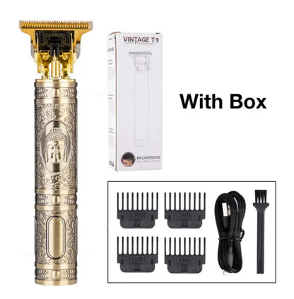 Professional Cordless T9 Hair Trimmer Rechargeable T-blade Trimmer Hair Clippers For Men