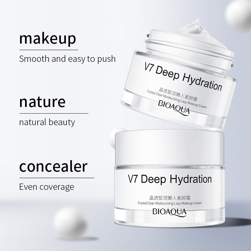 V7 Deep Hydration Korean Make Up Cream Concealer Moisturizing Whitening Tone Up Cream