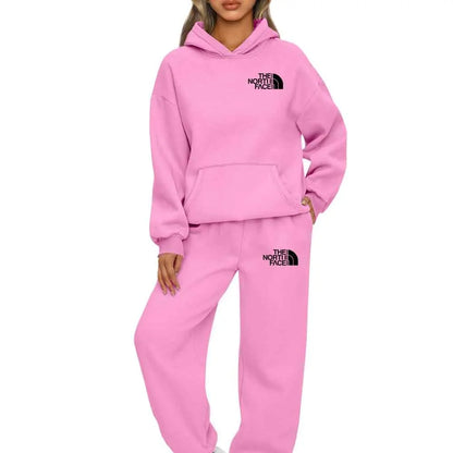 Autumn Winter Two Piece Sets Women Tracksuit Oversized Suit Trouser