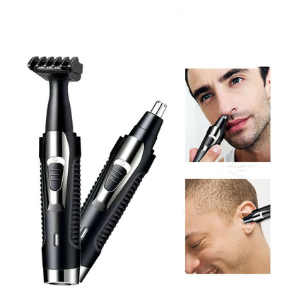 2 In 1 Electric nose Ear hair trimmer Face Eyebrow Nose Hair Removal Trimmer For Men