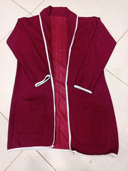 Women Lapel Casual Solid Plus Velvet Jacket