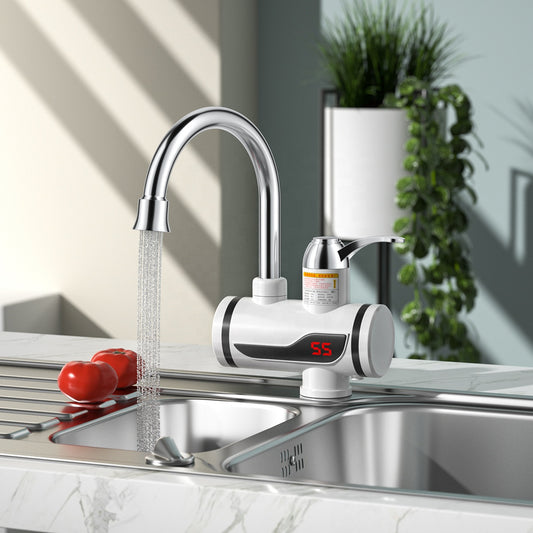 Electric Water Heating Faucet - For Kitchens and Bathrooms