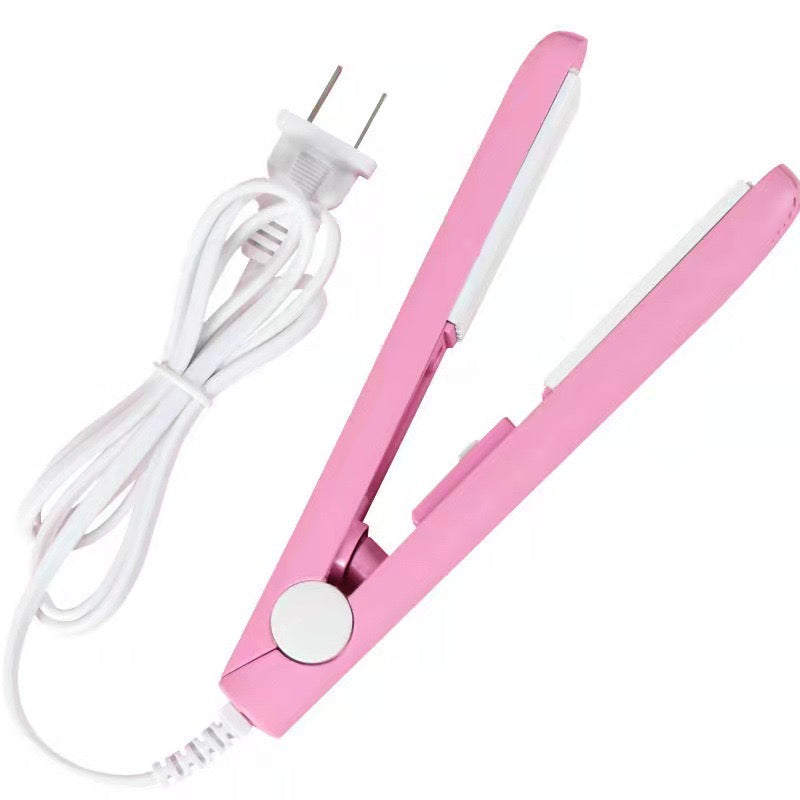 Mini Flat Iron Hair Straightener Ceramic Small Flat Irons For Short Hair Travel Curling Iron