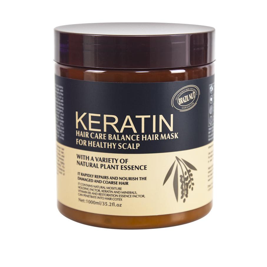 Keratin Hair Treatment for Split Ends and Breakage Keratin Hair Mask for Frizzy, Curly Hair