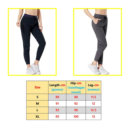 2 Pcs Pants Autumn Female Sportswear Yoga Pants Women Drawstring Training Jogging Sports