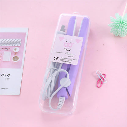 Mini Flat Iron Hair Straightener Ceramic Small Flat Irons For Short Hair Travel Curling Iron