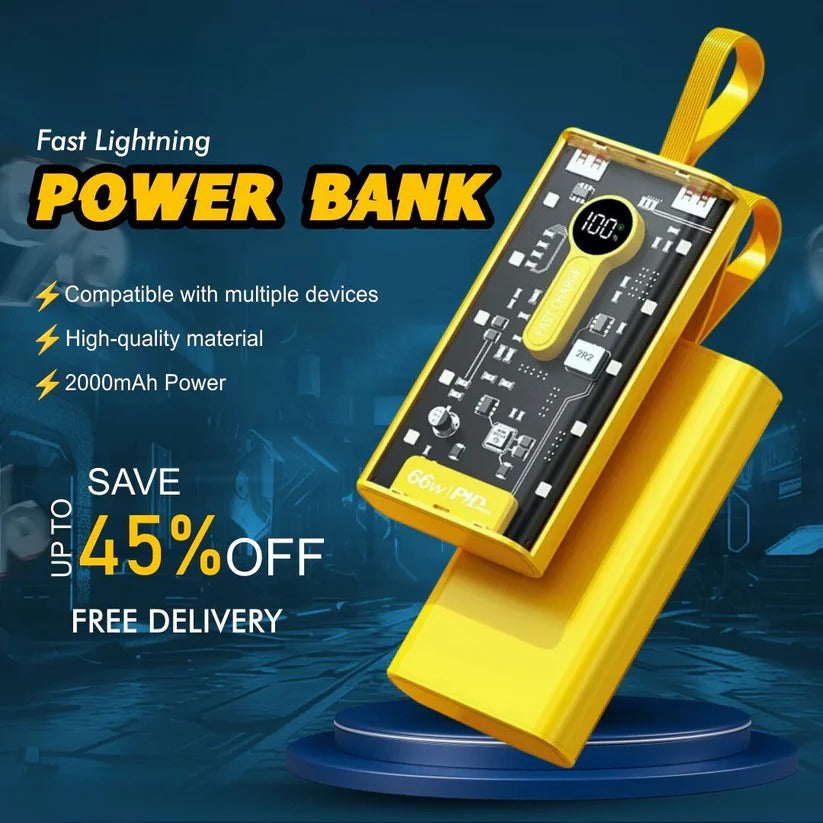 Bolt B106 20000mah Power Bank Quick Charge Support