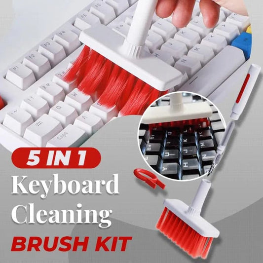 5 IN 1 Gadget Cleaner Keybord Cleaner Brush Key Puller Handsfree Cleaner Earbuds Cleaner