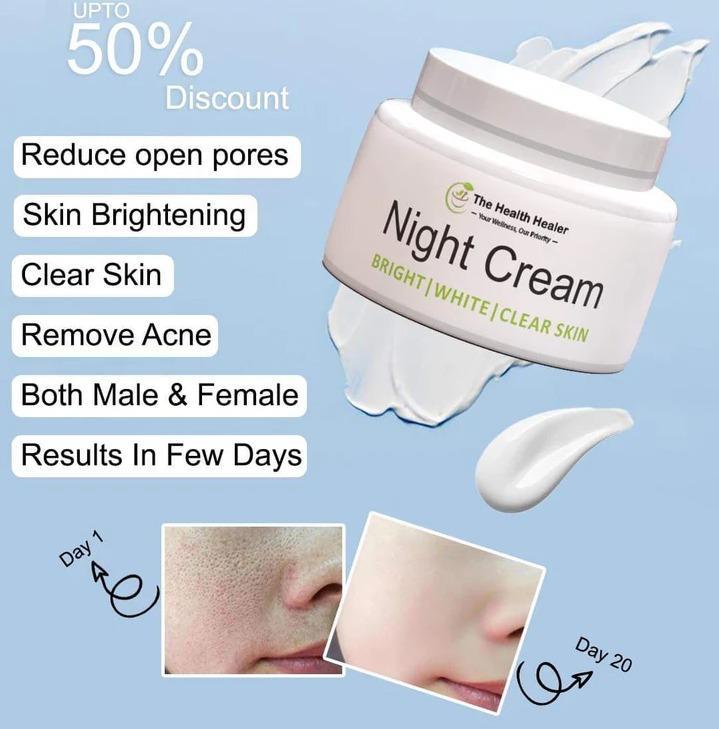 Intensive Night Cream for Dark Spots and Hyperpigmentation