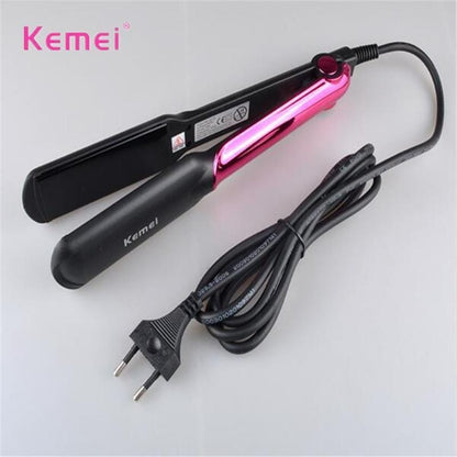 Kemei Professional Hair Straightener - Titanium Portable Fashion Style