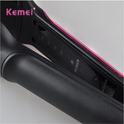 Kemei Professional Hair Straightener - Titanium Portable Fashion Style