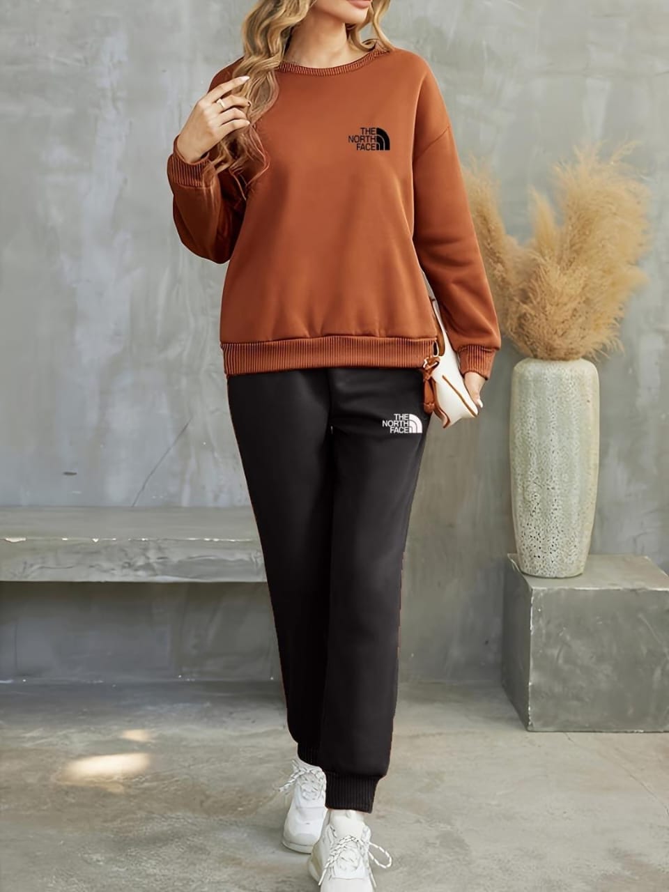 Autumn Winter Two Piece Sets Women Tracksuit Oversized Suit Trouser