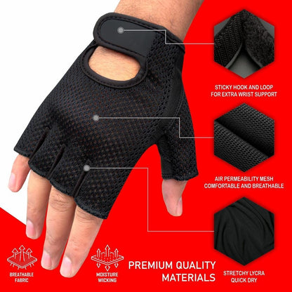 Weightlifting Gloves Women Men Fitness Gym Gloves Half Finger