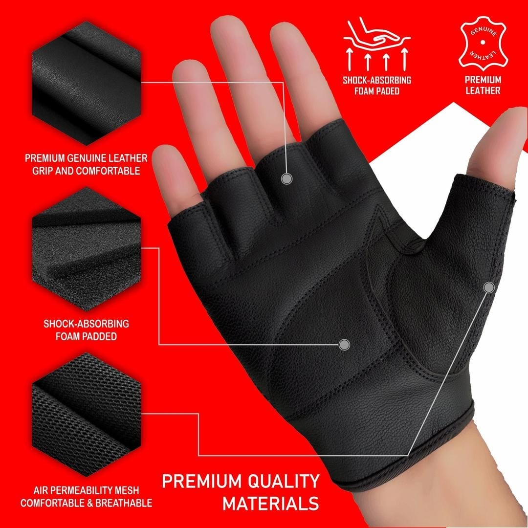 Weightlifting Gloves Women Men Fitness Gym Gloves Half Finger