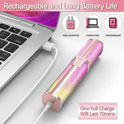 2 in 1 Electric Eyebrow Trimmer and Shaver, Rechargeable Hair Remover for All Parts Use in Pen Flawless Hair Remover Rechargeable