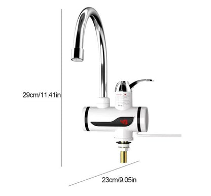 Electric Water Heating Faucet - For Kitchens and Bathrooms