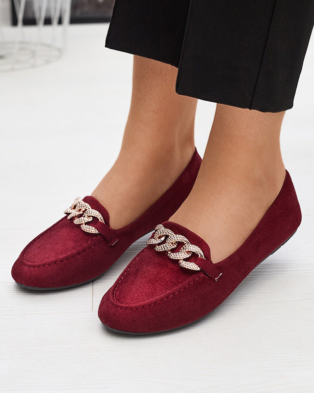 Water Smash - Velvet loafers for ladies - Shoes for Women